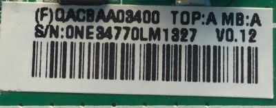 MAIN PARA MONITOR AOC / NUMERO DE PARTE QACBAA03400 / 715G4134-M02-000-004K / MODELO E2243FW - Imagen 2